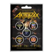 ANTHRAX - 'Among The Living' Badge Set