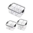 Divided Food Storage Container Food Containers, Pantry Organization, Snack