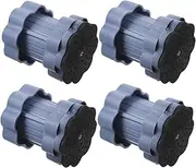 Hoement 4pcs Mat for Washer and Dryer Non Skid Washing Machine Pads Shockproof