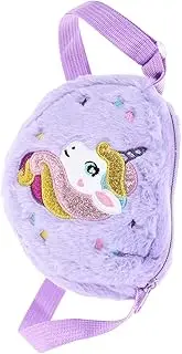 [TOKIDNY] Unicorn Plush Shoulder Bag for Cute Cartoon Design for Parties and Travel Versatile Coin Phone Storage Pouch Charming Crossbody Purse