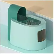 Modern Cat Pan Splash-Proof and Deodorant Semi-Closed Cat Litter Box Multifunctional Pet Toilet Supplies for Kitten/Kitty/Rabbit
