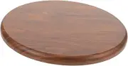 PRETYZOOM Round Wooden Stool Replacement Seat Smooth Solid Wood Top for Bar Stool Easy to Clean Install Sturdy Design for Home Cafe Use