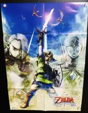 Zelda Skyward Sword HD / Hyrule Warriors Age of Calamity: Bosh side Poster (Mint