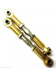 Hsp 106017 Gold Aluminium Steering Linkage Upgrade 06048 Rc 1/10 Buggy Truck