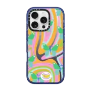 iPhone 16 Pro Impact Case MagSafe Compatible Groovy Butterfly