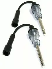 (2) Spark Plug Tester in-Line Pick Up Coil 6-12v Engine Ignition Diagnostic Set