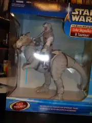 2002 STAR WARS EMPIRE STRIKES BACK GIANT LUKE SKYWALKER ON TAUNTAUN, NIB