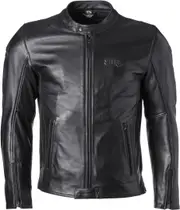 GMS The Roland Stones Motorcycle Leather Jacket, black, Size 6XL for Men