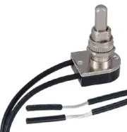 B&P Lamp On/Off Canopy Push Switches 5/8 Shank