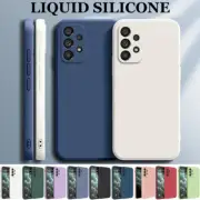 Liquid Silicone Soft Case Cover For Samsung Galaxy S25 S23 S22 S21 S24Ultra Plus