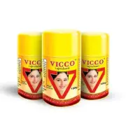100G X 3 VICCO VAJRADANTI TOOTH POWDER SWOLLEN & BLEEDING GUMS TOOTHACHE 2025