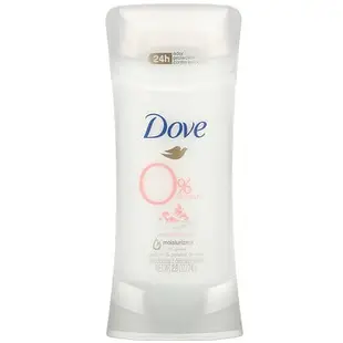 [iHerb] Dove 0% 鋁淨味劑，玫瑰花瓣香味，2.6 盎司（74 克）