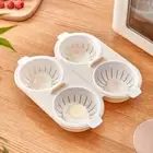 Plastic Microwave Egg Boiler Non-stick Egg Cooker Egg Filter Cup Kids