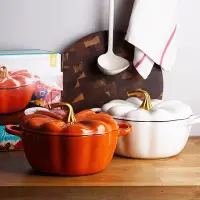 在飛比找Yahoo!奇摩拍賣優惠-現貨 法國staub琺瑯鍋24cm南瓜鍋家用多功能鍋具煲湯鍋