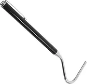 Generisch Snake Hook, Stainless Steel Catcher Hook for Reptiles, Extendable, Lightweight for Safe Handling of Reptiles