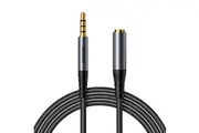 3.5mm Male to Female AUX Audio Extension Cable - 1.2 Metres
