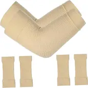 SHERCHPRY Sports Arm Protectors Protection Upper Arm Sleeves Versatile Elbow Covers for Volleyball Dance Yoga for Men and Women