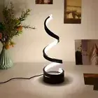 Dimmable LED Spiral Table Lamp Modern Night Light Desk Lamp Bedroom Office