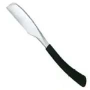 KAI Captain Holder CAP-SDJ J Type Straight Handle Razor Standard Leather Black