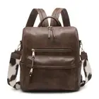 Amelia Backpack Removable Cow Crossbody Guitar Strap Coffee