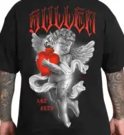 Sullen Pin Up Street Life Rock Gothic Americana Tattoo Art Mens Tee SACRED LOVE
