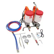 220V Electric Double Motor Double Barrel Injection Pump Grouting Steel Machine