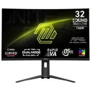 MSI MAG 31.5in 4K UHD Rapid VA Dual Mode Curved Gaming Monitor (MAG 321CUPDF)