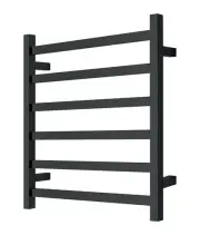 Matte Black Brushed Gold NON Heated Towel Rail rack Square 650*620mm wide 6 bar