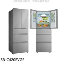 在飛比找蝦皮商城優惠-SANLUX台灣三洋 420公升五門變頻冰箱 SR-C420
