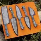 Handmade Damascus Steel 5 PCS Chef Knife set Professional Kitchen Knives