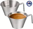 Stainless Steel Espresso Shot Cups Espresso Pouring Cup with Handle for Kitchen