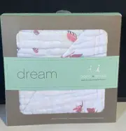 Aden Anais Dream Blanket 4-Layer Cotton Muslin 47" x 47" NEW Baby Cakes Fairies