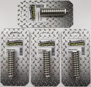 Lot of 4 Accessories Unlimited AUSS3H CB Radio Antenna SS Heavy Duty Springs