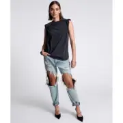 NWT- One Teaspoon Jackson Mid Waist Montana Wide Leg Denim Jeans Sz:32 Ret$150