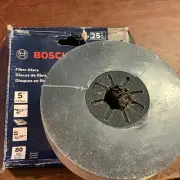 Bosch FBX580 X-Lock Fiber Discs 5” X 80 Grit 25pk