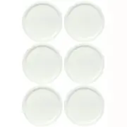 Corningware F-16-PC 16oz French White Food Storage Replacement Lid (6-Pack)