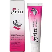 GRIN Toothpaste Kids Berry-Licious with Fluoride 70g