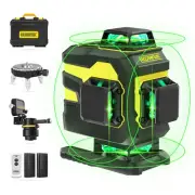 4x360° Laser Level Pro Kit, Self-leveling Tool for Construction, Tiling Floor...