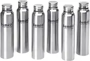 Sumeet Slim Stainless Steel Leak-Proof Water Bottle / Fridge Bottle - 550ml - Pack of 6