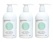 ^ 3 x EnviroBaby Plant Based Baby Bath & Shampoo 500mL