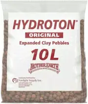 HGC714112 Hydroton Original Expanded Clay Pebbles, Terra Cotta 10 Liter