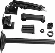 Single Monitor Stand, Adjustable Monitor Mount Desk Stand VESA Desk Mount, Monitor Arm Bracket with Clamp, for Monitors Up to 35 Inches, 4.4 to 26.4 Lbs, Black