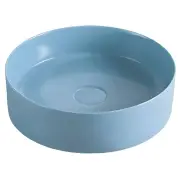 Reba Above Counter Basin, Matte Blue
