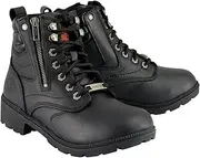 Milwaukee Wo Side Zipper Plain Toe Boot 8.5 B(M) US Black