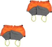 [BESPORTBLE] 2pcs Pair Gaiter for Outdoor Hiking Low Ankle Gaiters for Hiking Leg Gaiters for Women Waterproof Backpack Hiking Boots Men Running Mens Boots Mens Snow Boots Snake Chaps for Men