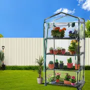 4 Tiers Mini Green House Green Fingers Greenhous Garden Bed Planter Box 1.6x0.7x0.5M