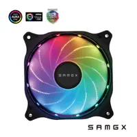 在飛比找momo購物網優惠-【SAMGX】12公分 RGB風扇 主機板燈光同步SYNC 