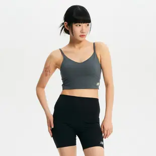 【NEW BALANCE】NB 運動內衣 BRA TOP 女 背心 可調式肩帶 運動 休閒 綠色 美規(WB41030KOU-F)