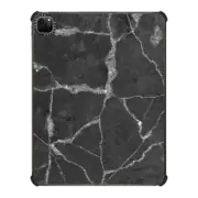 iPad Pro 12.9-inch (5th/6th gen) iPad Impact Case Abstract black white gray silver glitter stylish marble
