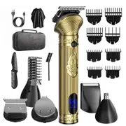 Multifunctional 6 In 1 Hair Trimmer For Men Professional Hair Grooming Kit For Men Shaving For Mustache Body Nose Hair Facial